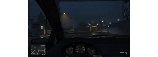 GTA V’s First-Person Driving In Chaotic GIFs