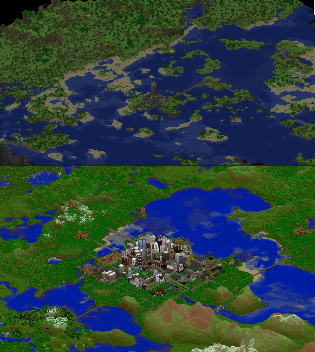 A Lot Can Happen To A Minecraft World In Four Years