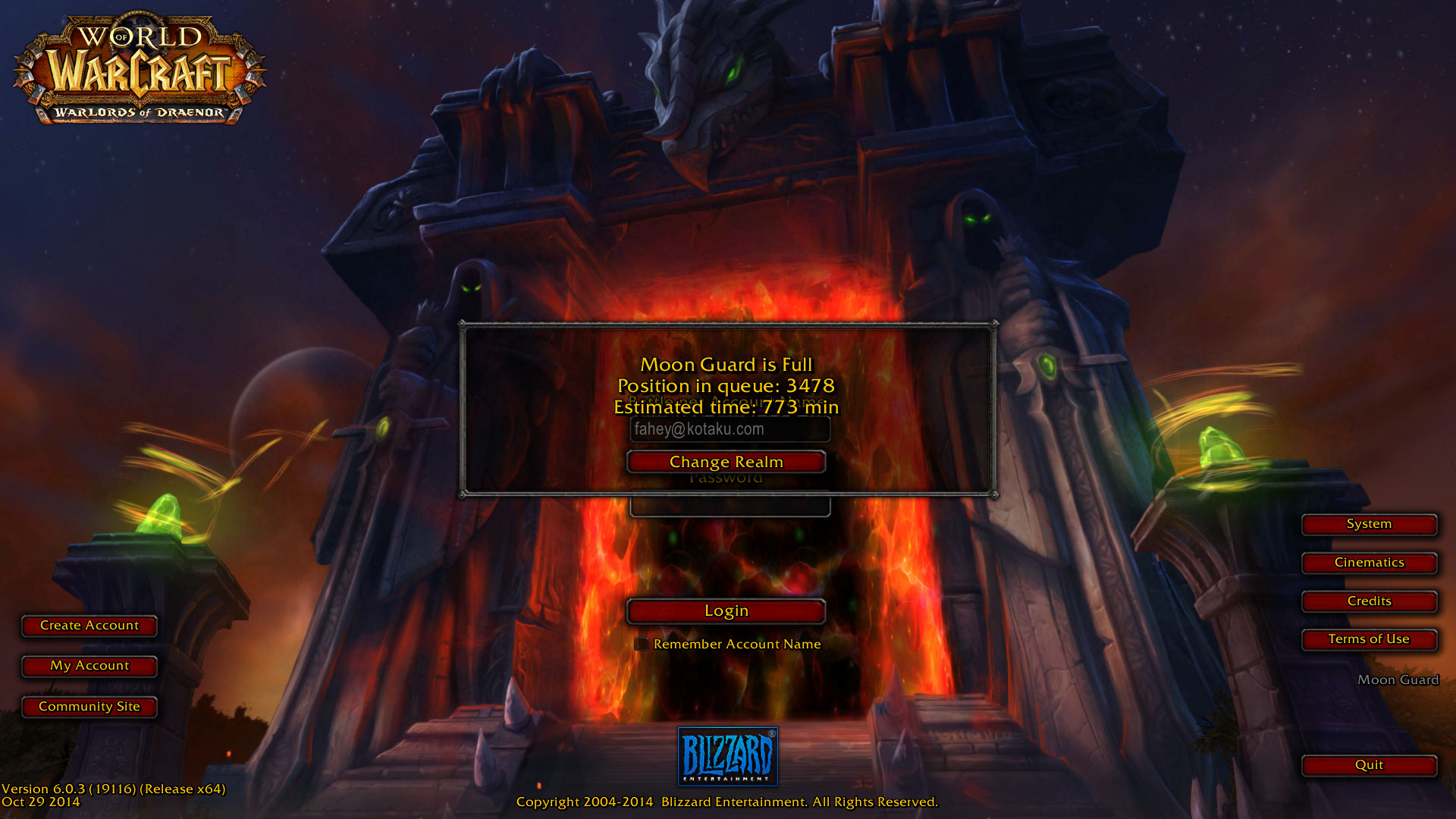Warlords Of Draenor MMO Log One: Love Hurts