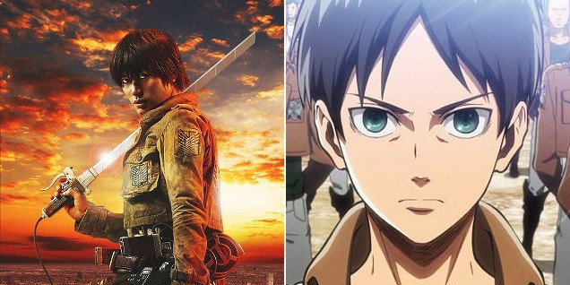 Attack On Titan Movie Stars Vs The Anime And Manga Characters