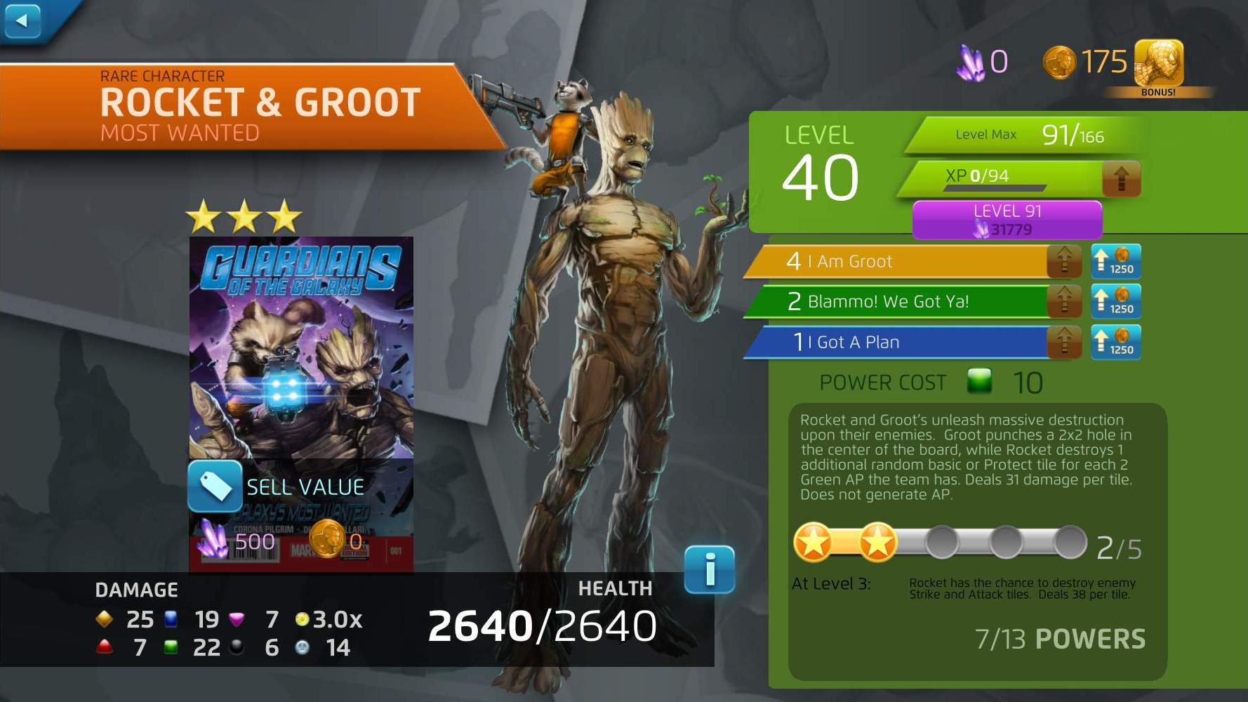 Rocket Raccoon And Groot Are One In Marvel Puzzle Quest