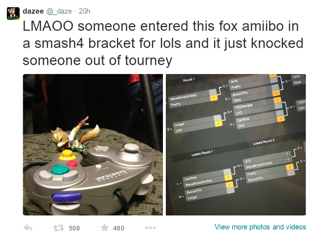 Amiibo Nearly Wins Super Smash Bros Tournament