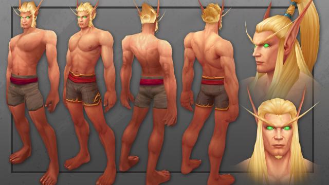 World Of Warcraft’s New Dude Blood Elves Literally Have No Butts