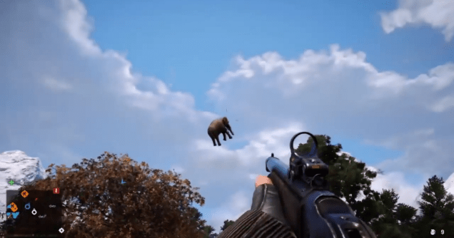 Watch Someone Fling Far Cry 4’s Elephants Into Space