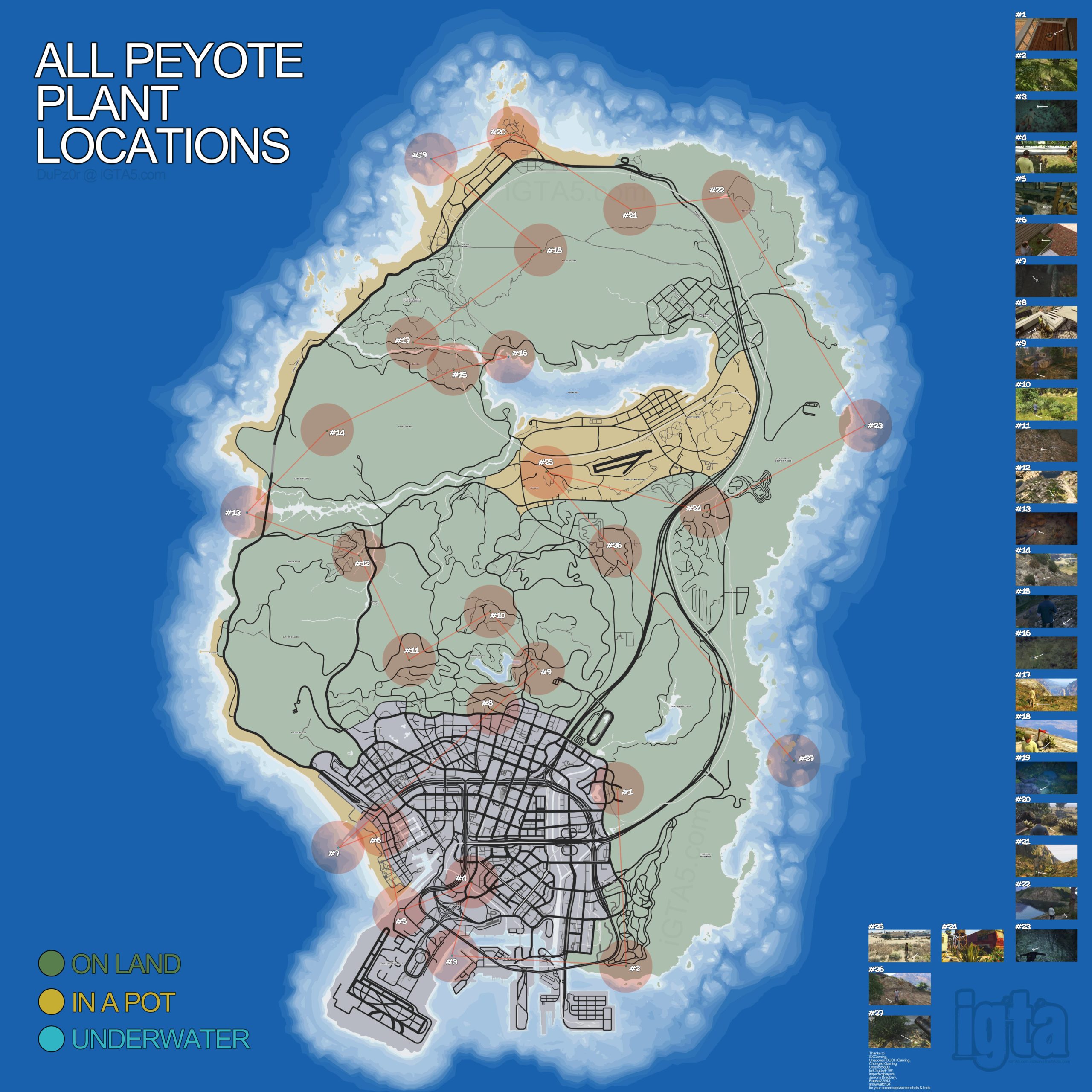 Where To Find All Of GTA V’s Secret Peyote Plants