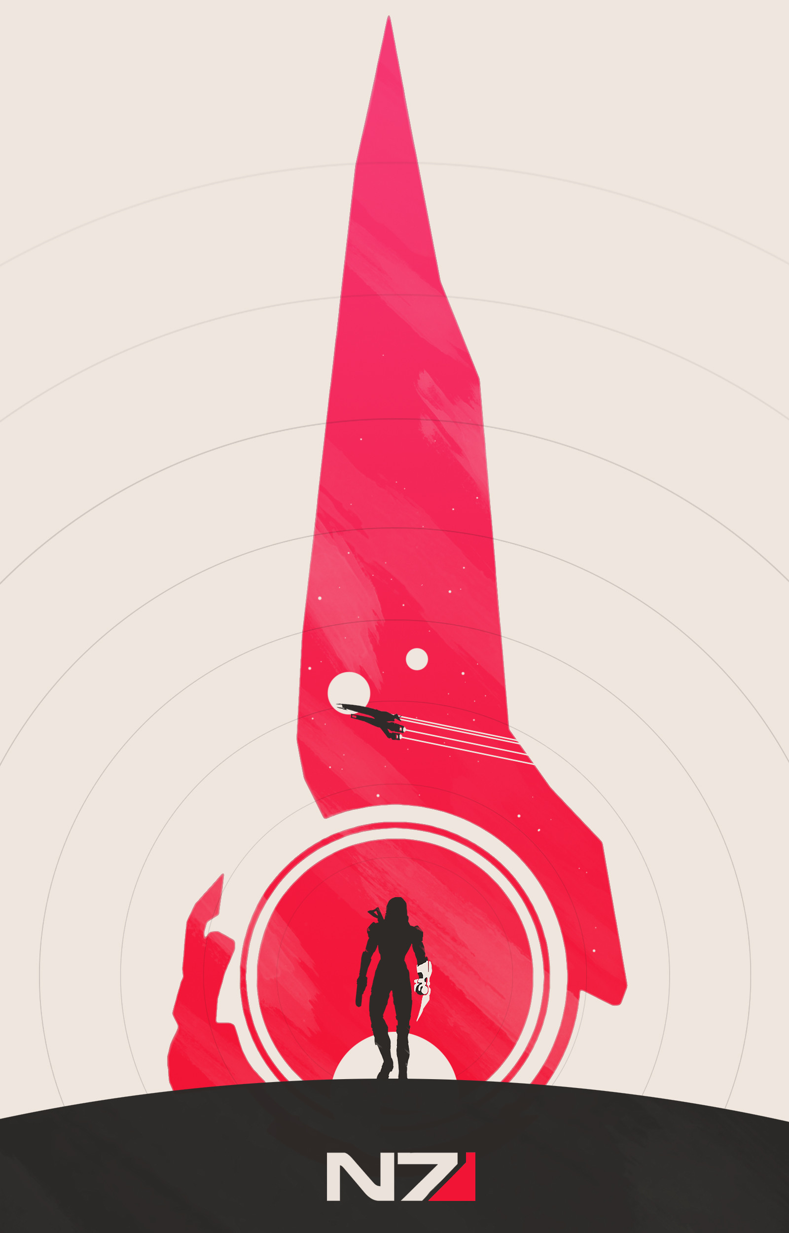 Two Minimalist Mass Effect Posters Released By Artist Noble-6