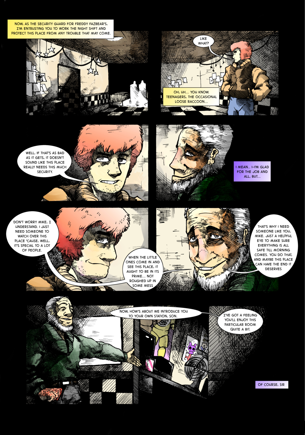 You Should Read This Fan-Made Five Nights At Freddy’s Comic