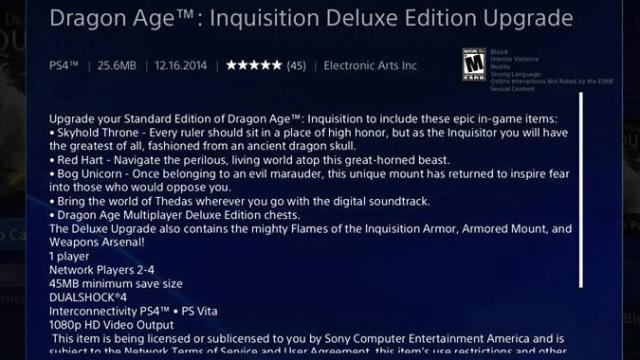 Anyone Want To Vouch For This $10 Dragon Age: Inquisition Upgrade?
