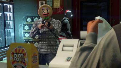 GTA Online’s Gingerbread Mask Makes Everything Better