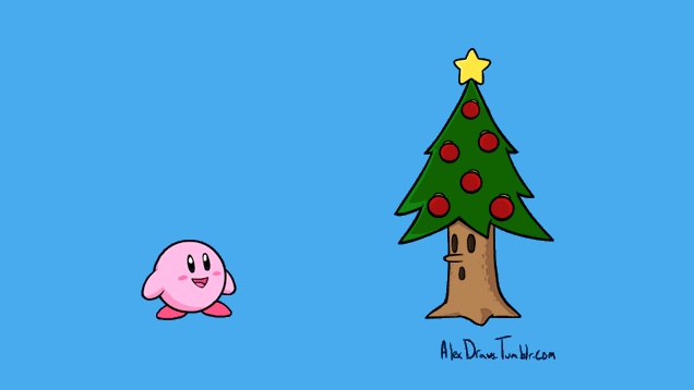 And That’s How Kirby Became A Christmas Tree
