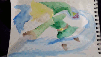 Painting Toon Link From Start To Finish