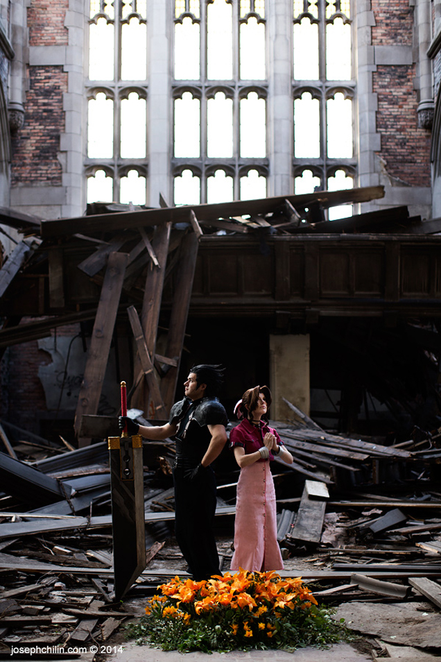 Couple Uses Abandoned Church For Perfect Final Fantasy Cosplay