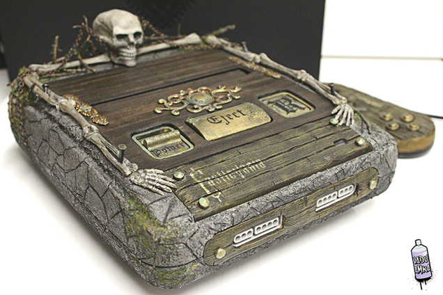 SNES Turned Into Dracula’s Tomb From Castlevania