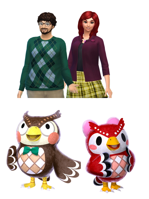 Animal Crossing Characters, Humanised In Sims 4