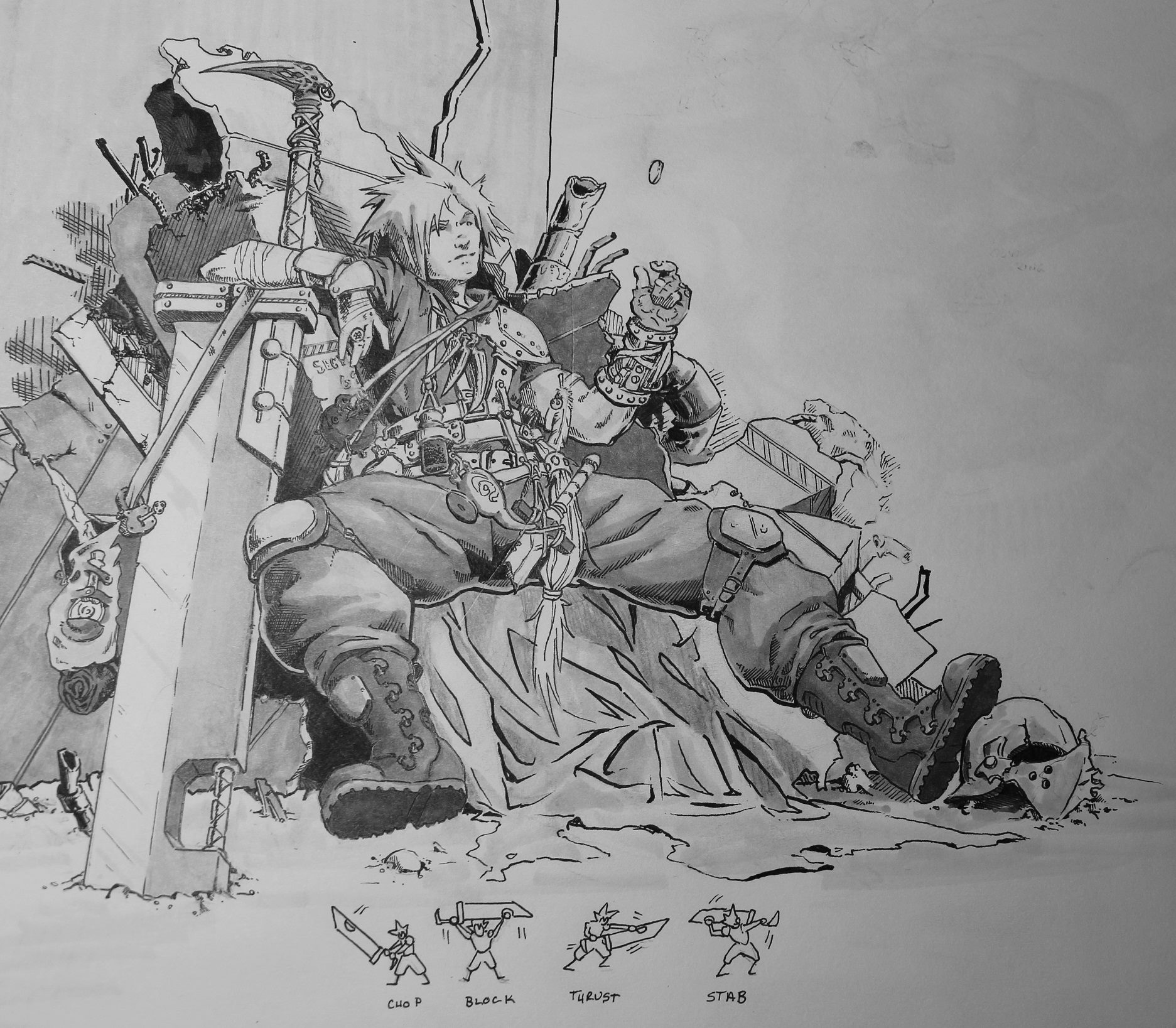 Fine Art: Final Fantasy VII, Redesigned
