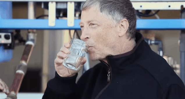 Bill Gates Drinks Water Made From Human Poop
