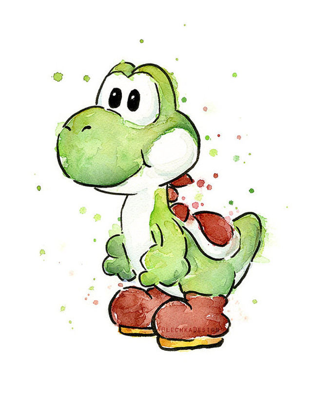 Watercolours Really Bring Out The Beauty In Mario Characters