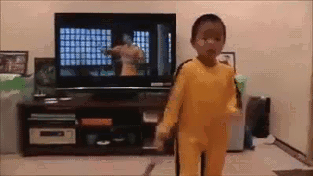 Four-Year-Old Kid Pulls Off A Killer Bruce Lee 