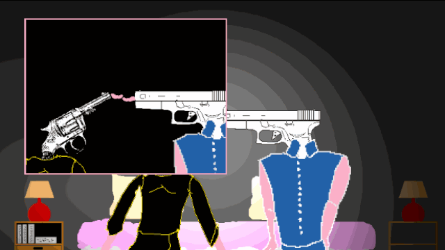 Great Video Game Sex Scene Involves People With Guns For Heads