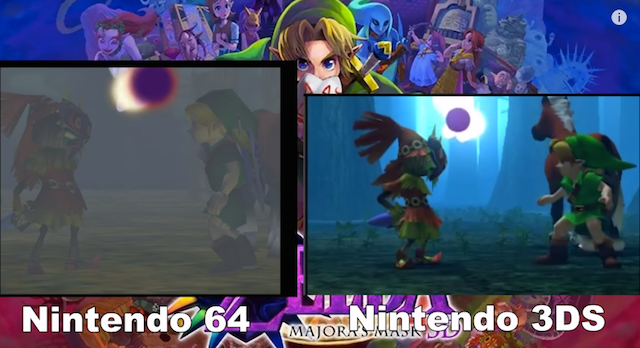 The Legend of Zelda: Majora's Mask for N64 and 3DS
