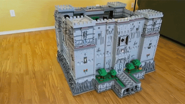 Massive LEGO Minecraft Castle Is Full Of Goodies