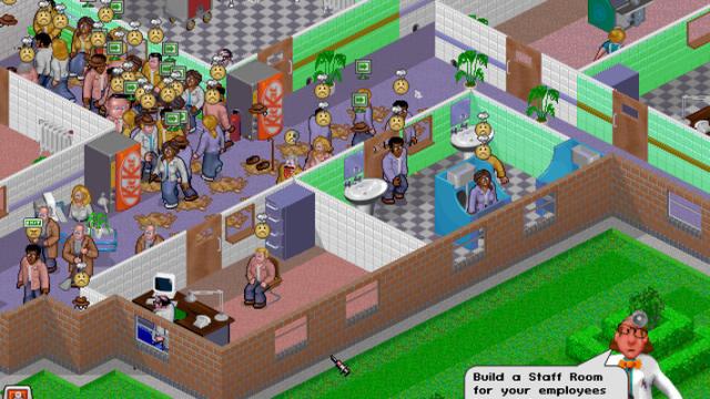 The Old-School Business Sim Game Theme Hospital Is Currently Free On Origin