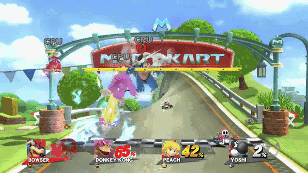 Smash Bros Makes Mario Kart’s Most Notorious Items A Lot More Fun