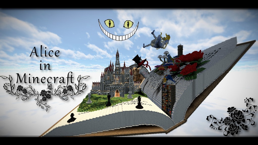 Alice In Wonderland-Based Minecraft Build Is Kinda Magnificent