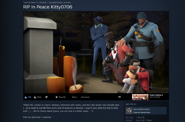 Team Fortress 2 Fans Pay Tribute To Beloved Video Maker Who Passed Away