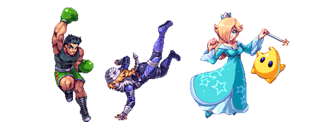 Smash Bros Characters Turned Into Gorgeous Pixel Art