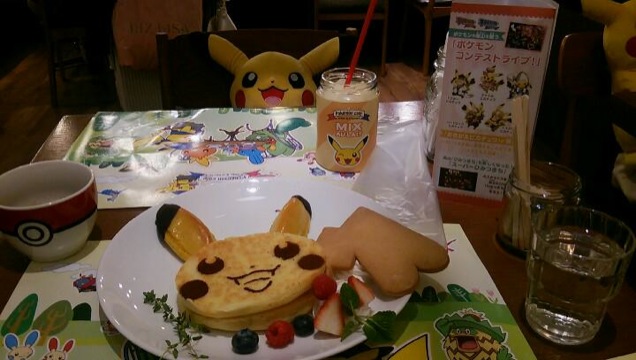 Pikachu Keeps Loners Company At Pokémon Cafe