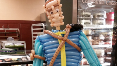 Fallout 3’s Lone Wanderer As A Silly Balloon Sculpture