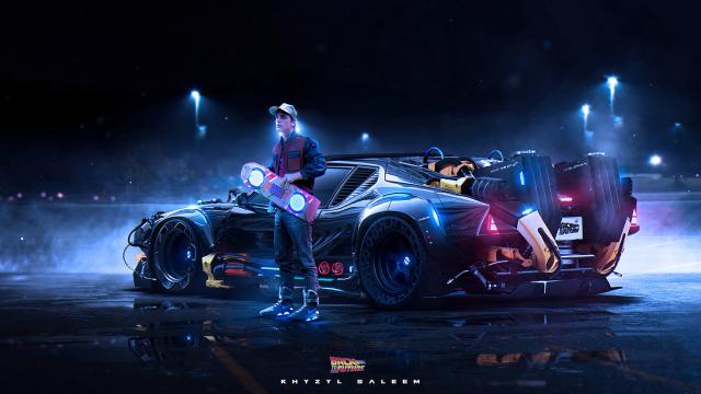 Fine Art: Back To The Future Redesign Scraps The DeLorean For Something… Faster