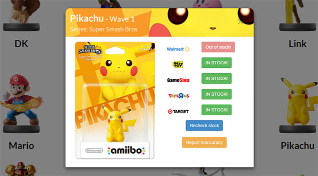 Website Will Track Amiibo Stock So You Don’t Have To