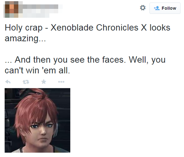 Xenoblade Chronicles X’s Stupid-Looking Characters Are A-OK