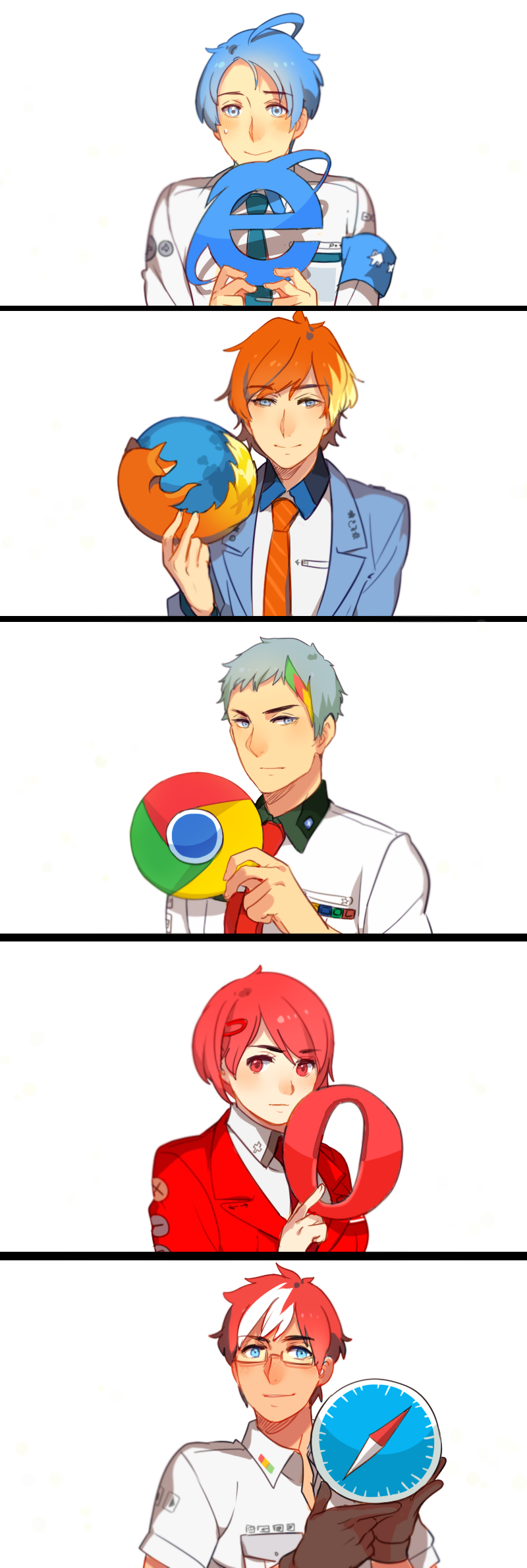 Internet Browsers, Personified