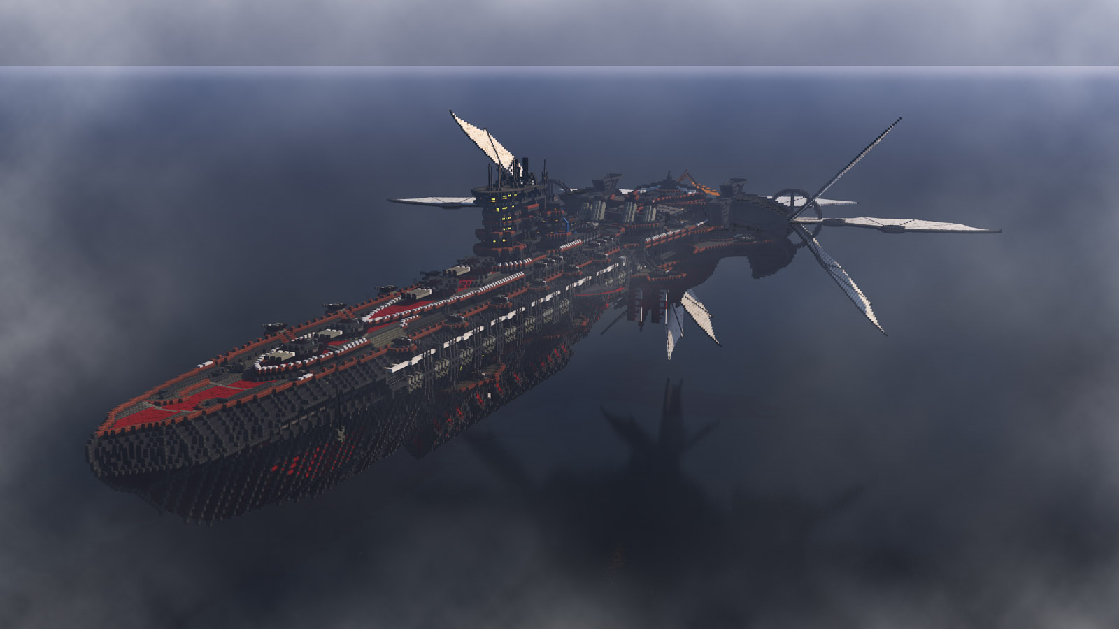 Huge Sci-Fi Battleships Are Made For Exploration