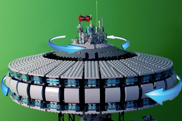 Cloud City From Star Wars As A Giant LEGO Build