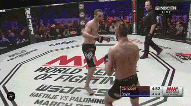 MMA Fighter Throws Hadouken At Opponent, Then Beats Him Up