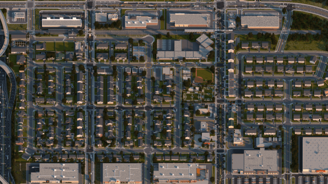 Realistic Minecraft Neighbourhood Looks Straight Out Of SimCity
