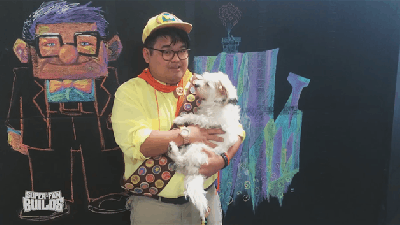 The Ultimate Up! Cosplayer Gets A Doghouse To Match