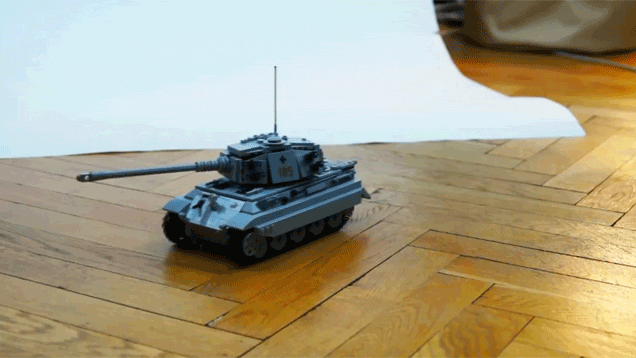 Motorised LEGO Tank Cries For A Diorama Built Around It