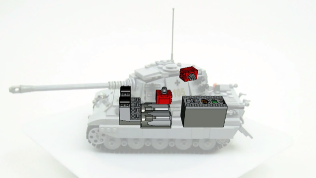 Motorised LEGO Tank Cries For A Diorama Built Around It