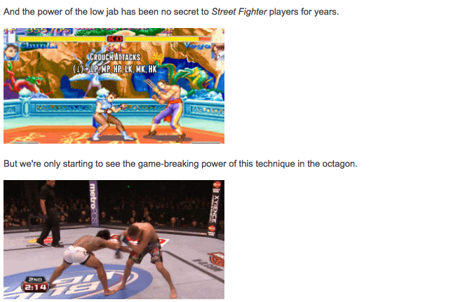 Worth Reading: Fighting Games Invade Real-Life, Game Length, And More