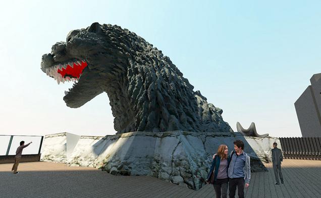 Godzilla Hotel Opening In Japan