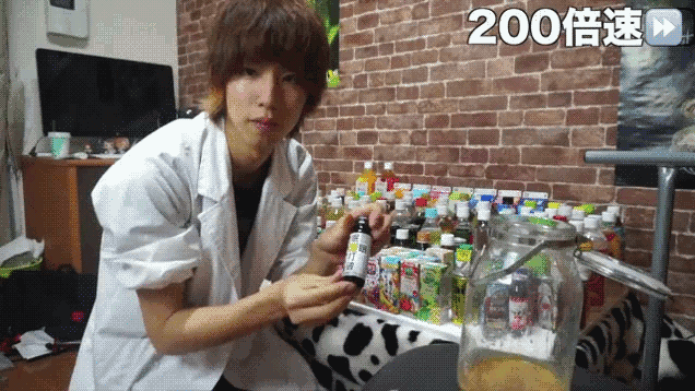 Dude Mixes $613 Worth Of Soft Drinks And Then Barfs