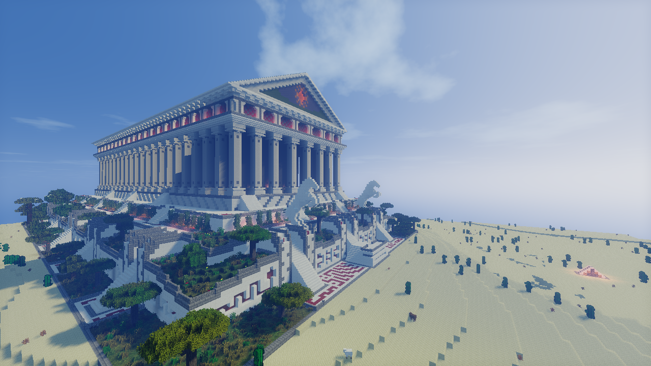 Huge Minecraft Adventure Map Stars The Wonders Of The Ancient World