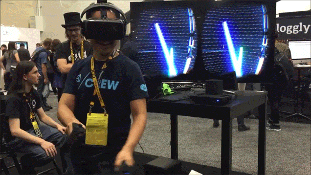 Anyone Up For Virtual Reality Lightsabers?