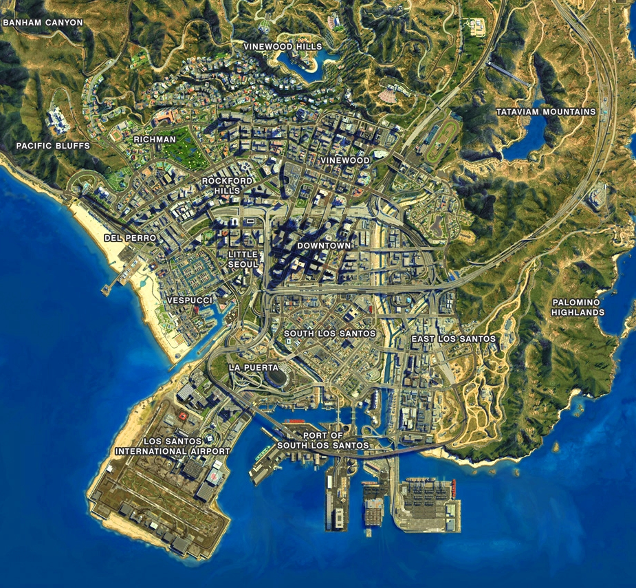 Someone Recreated GTA V’s Los Santos In Cities: Skylines