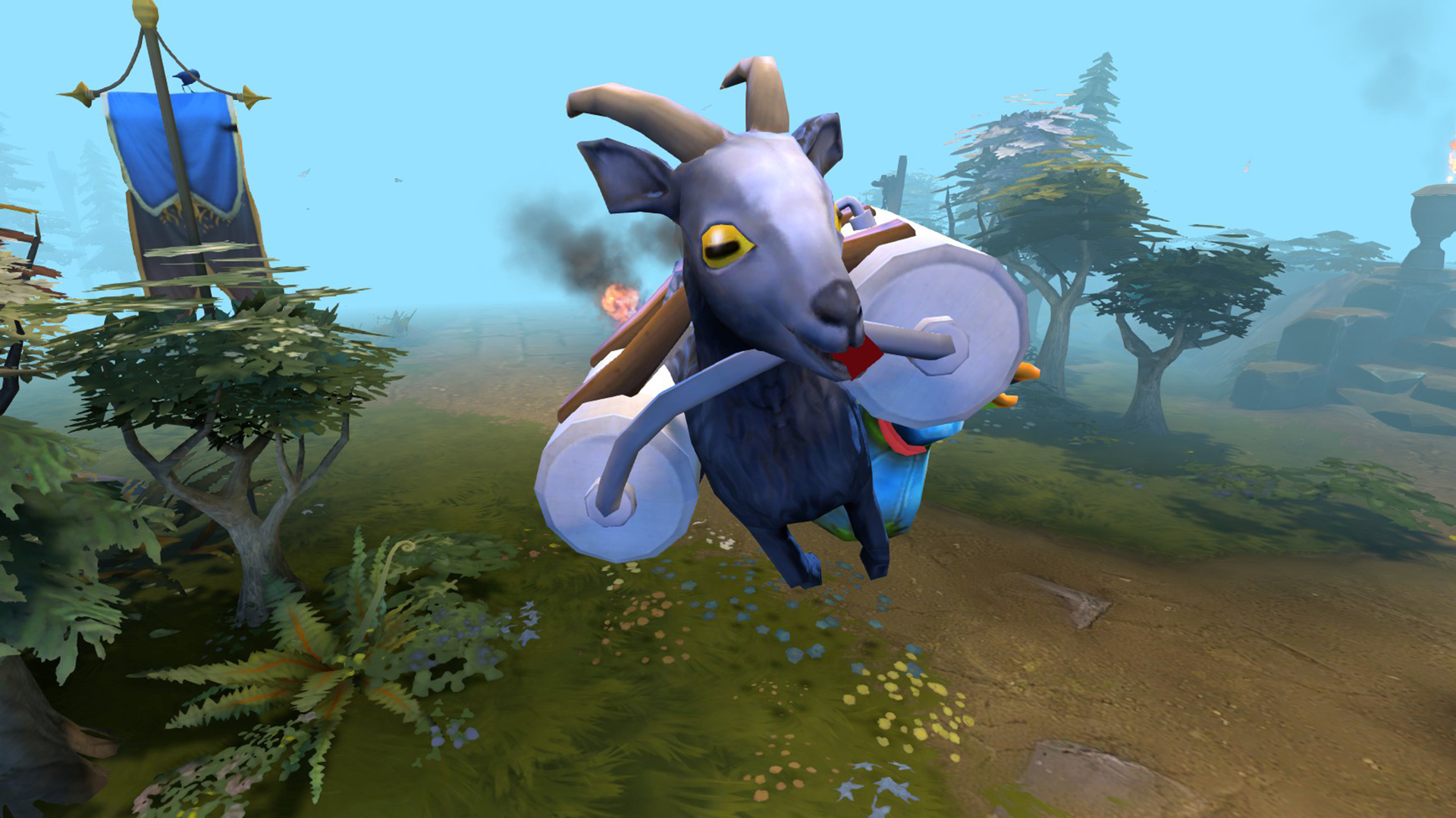 The Goat From Goat Simulator Would Make An Excellent Dota 2 Courier